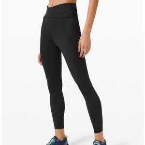 lululemon Free to Speed High-Rise Tight 25" Black Size 4 NWT